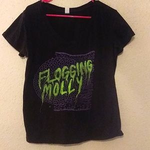 Flogging Molly V-Neck Tee